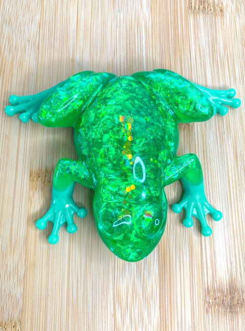 Grenouille verte holographique