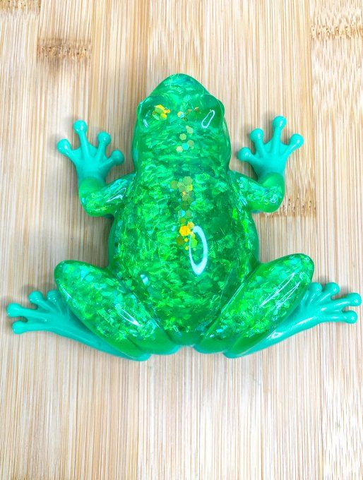 Grenouille verte holographique